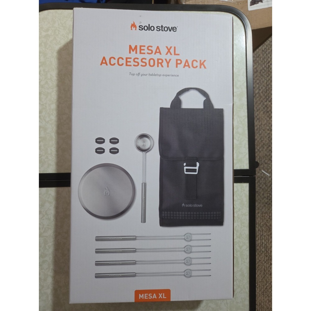 Solo Stove Mesa XL Accessory Pack Stainless Steel Tool Kit W/ Carrying Case